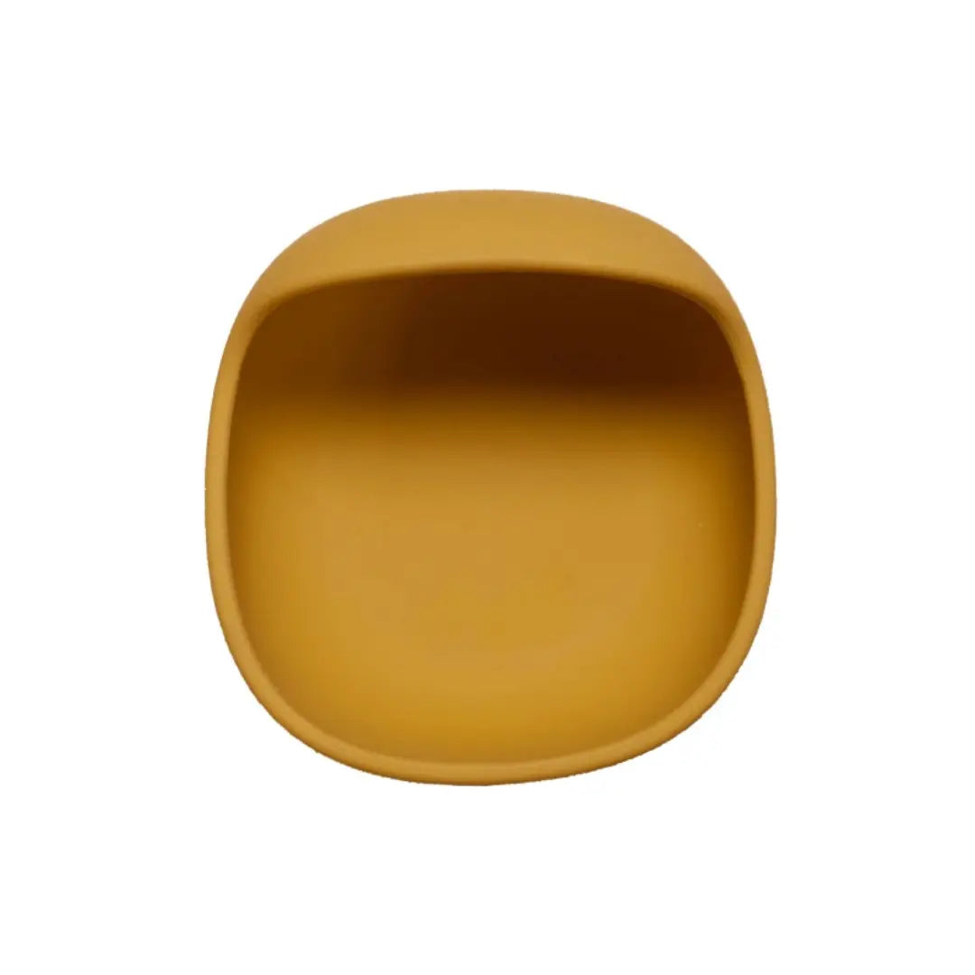Suction Silicone Bowl - Mustard
